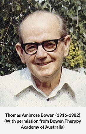 Thomas Ambrose Bowen (1916-1982)(With permission from Bowen Therapy Academy of Australia)